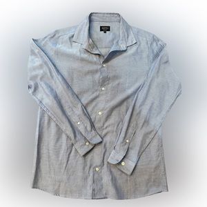 boohoo MAN blue button down size medium